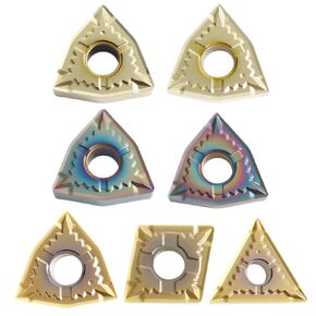 10 قطعة TNMG160404 CNMG120404 WNMG080404/408 EA سبائك التيتانيوم CNC مخرطة القاطع أدوات تحول خارجية سبائك الصلب كربيد (WNMG080404-EA GP50TN) in Kuwait