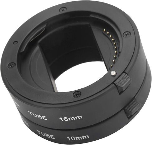 Extension Tube Set 10mm and 16mm for NEX Mount Cameras, Auto Focus Compatible - Precise Metal Mount, Durable Design, Supports TTL Metering and AE Mode in Saudi Arabia