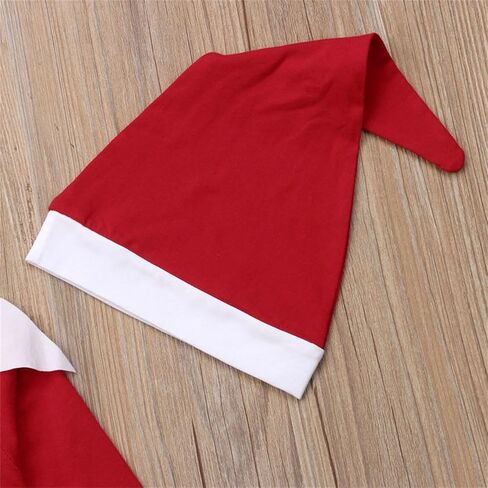 CIYCUIT My First Christmas Baby Boy Girl Outfit Newborn Santa Romper with Hat in Saudi Arabia