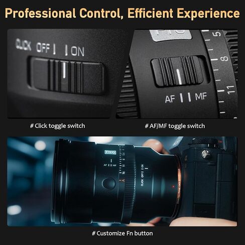 عدسة F1.4 Pro FE مقاس 85 مم لـ Sony E-Mount، عدسة رئيسية ذات إطار كامل للتركيز التلقائي للصور، متوافقة مع A7III A7IV A9 A1 FX3 A7C ZV-E10 in Kuwait