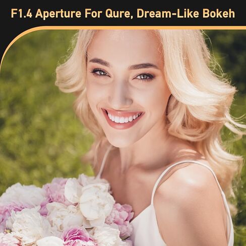 عدسة F1.4 Pro FE مقاس 85 مم لـ Sony E-Mount، عدسة رئيسية ذات إطار كامل للتركيز التلقائي للصور، متوافقة مع A7III A7IV A9 A1 FX3 A7C ZV-E10 in Kuwait