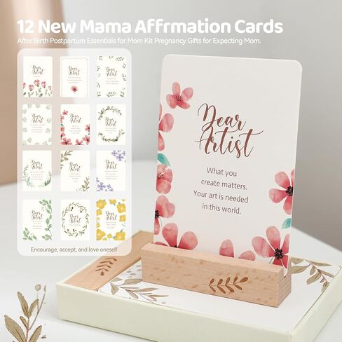 New Mom & Baby Gift Set | Pregnancy & Baby Shower Gifts for Her | Mama Bear Mug, Eye Mask & Baby Rattle Care Package in Saudi Arabia