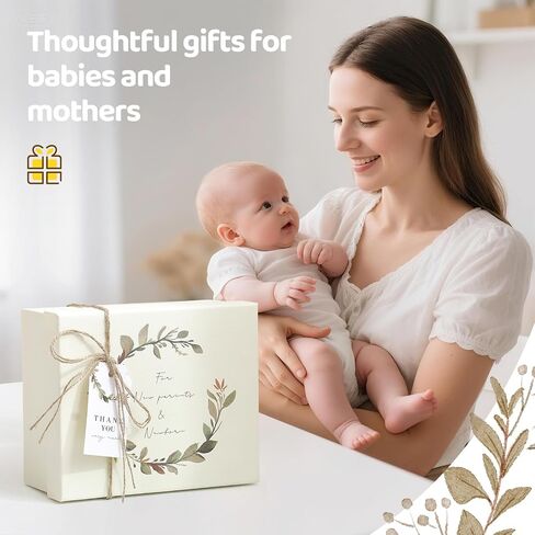 New Mom & Baby Gift Set | Pregnancy & Baby Shower Gifts for Her | Mama Bear Mug, Eye Mask & Baby Rattle Care Package in Saudi Arabia