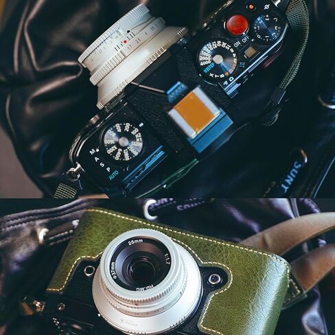 Asixxsix Camera Manual Focus Lens, 25mm F1.7 FX Mount Manual Focus Fixed Lens with Large Aperture, Fixed for X E1, X E2, A5, A7, S10, S1, M5 (Silver) in Saudi Arabia
