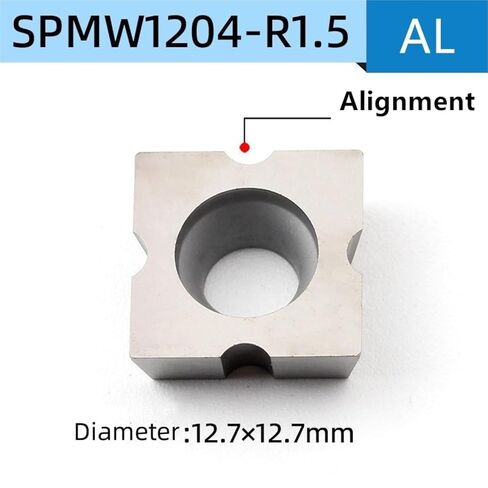 10 قطعة SPMW09T304 SPMW1204 R1.5 R2.0 R2.5 R3.0 R4.0 R5.0 R6.0 R7.0 R8.0 R9.0 R10 أدوات تحول الشطب باستخدام الحاسب الآلي (SPMW1204-R6.0 GM9030) in Kuwait
