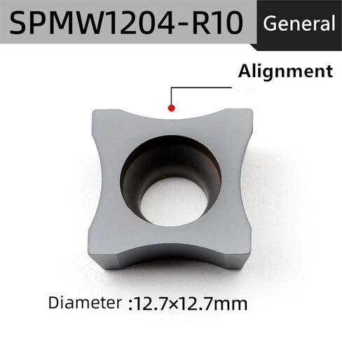 10 قطعة SPMW09T304 SPMW1204 R1.5 R2.0 R2.5 R3.0 R4.0 R5.0 R6.0 R7.0 R8.0 R9.0 R10 أدوات تحول الشطب باستخدام الحاسب الآلي (SPMW1204-R6.0 GM9030) in Kuwait