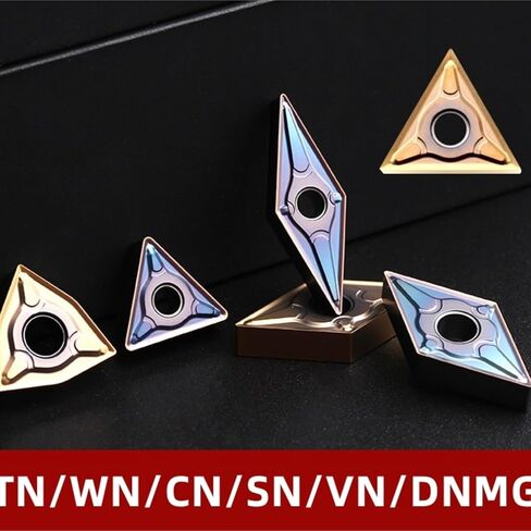 10 قطعة TNMG160404/08/12 WNMG080404/08 CNMG120404/08 SNMG VNMG DNMG150404/08/12 أداة تحول خارجية كربيد إدراج CNC (DNMG150404-MM GH55) in Kuwait