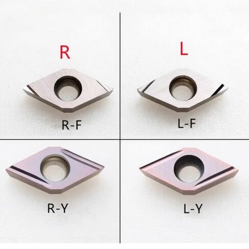 10PCS DCGT070201 DCGT070202 DCGT070204 DCGT11T301 DCGT11T302 DCGT11T304 R-F L-F R-U L-U CNC Lathe Cutter Blades(DCGT11T304,R-F GC530) in Kuwait