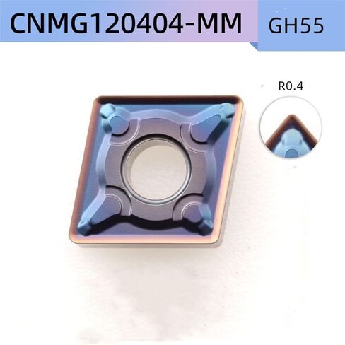 10 قطعة TNMG160404/08/12 WNMG080404/08 CNMG120404/08 SNMG VNMG DNMG150404/08/12 أداة تحول خارجية كربيد إدراج CNC (DNMG150404-MM GH55) in Kuwait