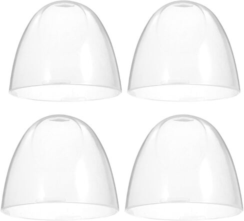 ABOOFAN 4pcs Baby Bottle Caps Replacements Plastic Milk Bottle Lids Clear Feeding Bottles Caps Dome Caps Baby Feeding Bottles Cover in Saudi Arabia