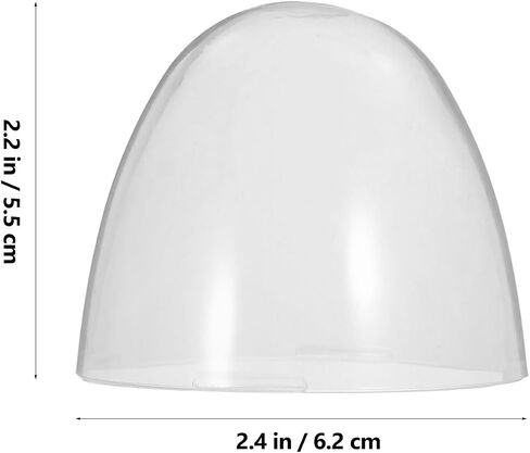 ABOOFAN 4pcs Baby Bottle Caps Replacements Plastic Milk Bottle Lids Clear Feeding Bottles Caps Dome Caps Baby Feeding Bottles Cover in Saudi Arabia