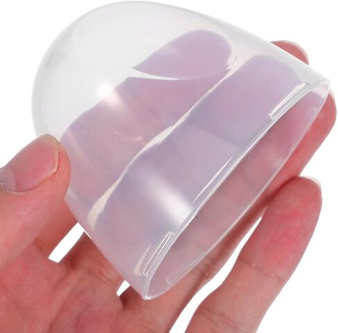 ABOOFAN 4pcs Baby Bottle Caps Replacements Plastic Milk Bottle Lids Clear Feeding Bottles Caps Dome Caps Baby Feeding Bottles Cover in Saudi Arabia