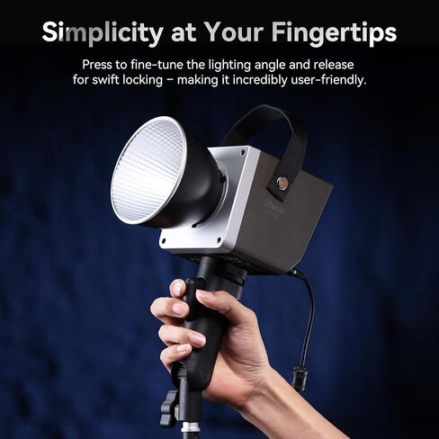 Ulanzi LA03 Handheld Light Stand Adapter, Quick Adjustment Handle Grip with 1/4" Screw for COB Video Light, Tripod, Camera, Phone Clips, On-Camera Flash, ±75° Angle Adjustment, Locking Knob, Anti-slip in Saudi Arabia