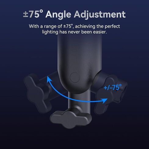 Ulanzi LA03 Handheld Light Stand Adapter, Quick Adjustment Handle Grip with 1/4" Screw for COB Video Light, Tripod, Camera, Phone Clips, On-Camera Flash, ±75° Angle Adjustment, Locking Knob, Anti-slip in Saudi Arabia