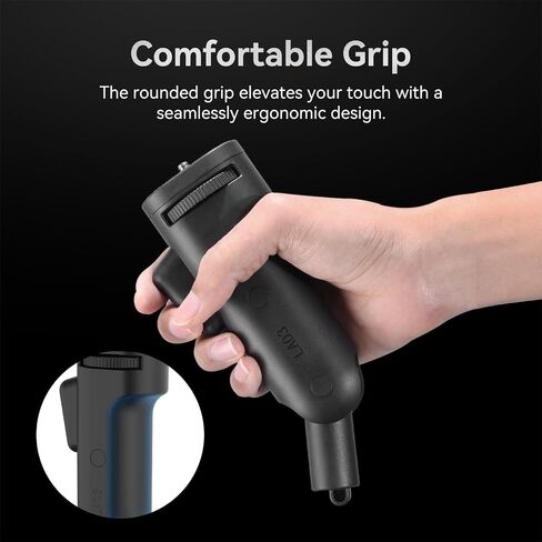 Ulanzi LA03 Handheld Light Stand Adapter, Quick Adjustment Handle Grip with 1/4" Screw for COB Video Light, Tripod, Camera, Phone Clips, On-Camera Flash, ±75° Angle Adjustment, Locking Knob, Anti-slip in Saudi Arabia