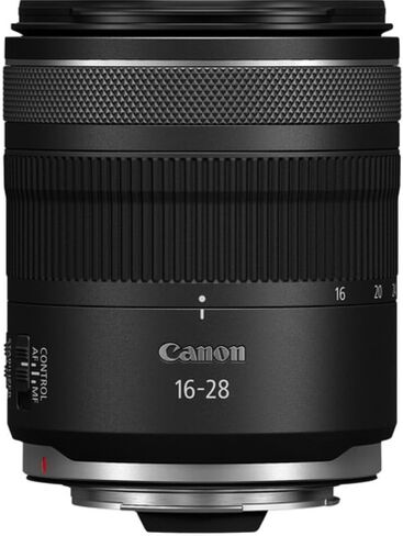 Canon RF 16-28mm f/2.8 هي عدسة STM متوافقة مع حزمة Canon RF Mount (الإطار الكامل) مع مرشح للأشعة فوق البنفسجية + حافظة غطاء العدسة (3 قطع) in Saudi Arabia
