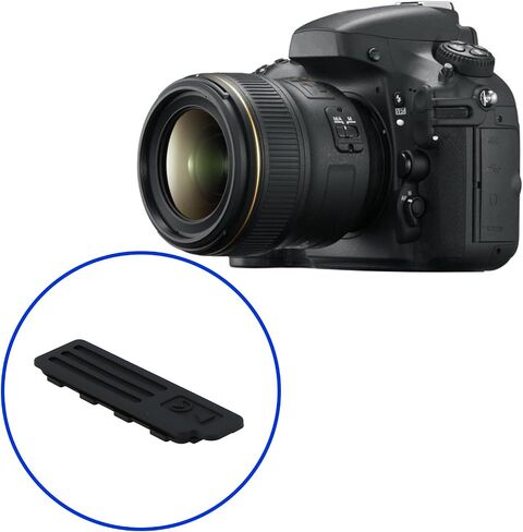 ECSiNG 2Pcs SLR Camera Bottom Terminal Cover Rubber Protective Case Compatible with Nikon D810 D800E D800 in Saudi Arabia