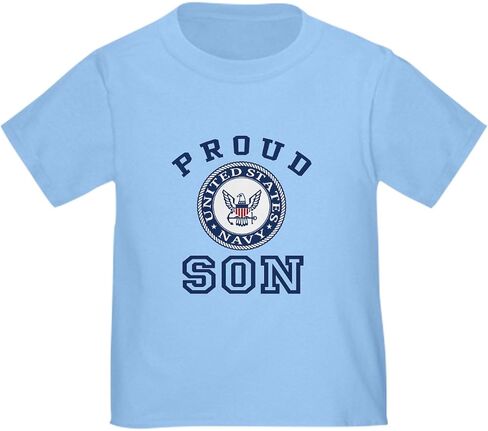 CafePress Proud US Navy Son Toddler T Shirt Cute Toddler Graphic Tee, 100% Cotton in Saudi Arabia