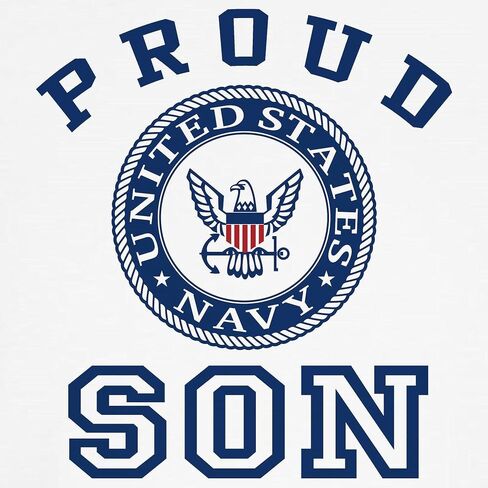 CafePress Proud US Navy Son Toddler T Shirt Cute Toddler Graphic Tee, 100% Cotton in Saudi Arabia