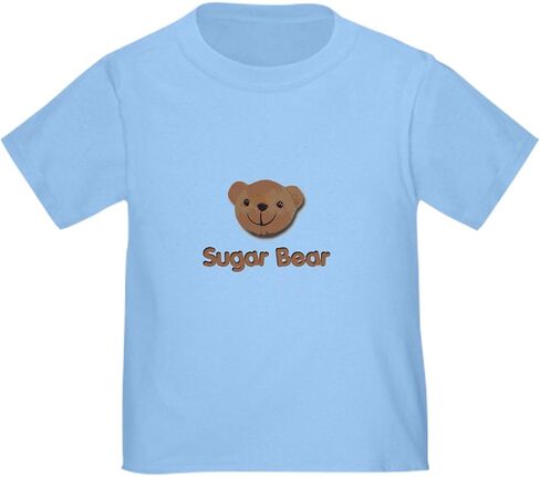 CafePress Sugar Bear Toddler T Shirt Cute Toddler Graphic Tee, 100% Cotton in Saudi Arabia