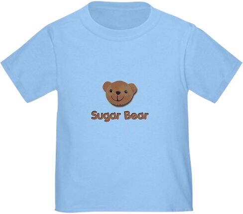 CafePress Sugar Bear Toddler T Shirt Cute Toddler Graphic Tee, 100% Cotton in Saudi Arabia