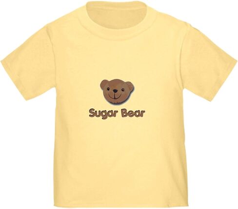 CafePress Sugar Bear Toddler T Shirt Cute Toddler Graphic Tee, 100% Cotton in Saudi Arabia