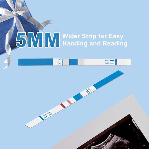 Ovulation Test Strips, Bulk Ovulation Tests, Fertility Tests with Collection Cups, Accurate LH Test for Home, Ovulation Predictor Kit, 5mm Wider 25 MIU/mL (30 Count) in Saudi Arabia