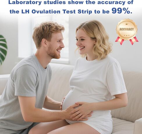 Ovulation Test Strips, Bulk Ovulation Tests, Fertility Tests with Collection Cups, Accurate LH Test for Home, Ovulation Predictor Kit, 5mm Wider 25 MIU/mL (30 Count) in Saudi Arabia