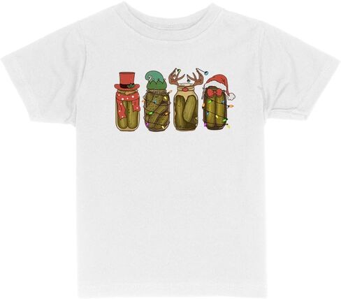 Christmas Pickle Jars Toddler Kids T-Shirt in Saudi Arabia