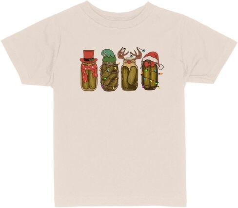 Christmas Pickle Jars Toddler Kids T-Shirt in Saudi Arabia