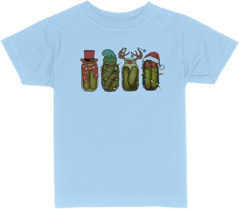 Christmas Pickle Jars Toddler Kids T-Shirt in Saudi Arabia