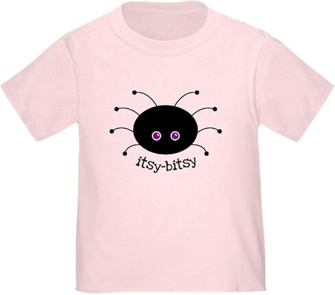 CafePress Itsy Bitsy Spider Toddler T Shirt Cute Toddler Graphic Tee, 100% Cotton in Saudi Arabia