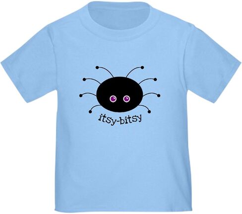 CafePress Itsy Bitsy Spider Toddler T Shirt Cute Toddler Graphic Tee, 100% Cotton in Saudi Arabia