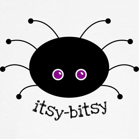 CafePress Itsy Bitsy Spider Toddler T Shirt Cute Toddler Graphic Tee, 100% Cotton in Saudi Arabia