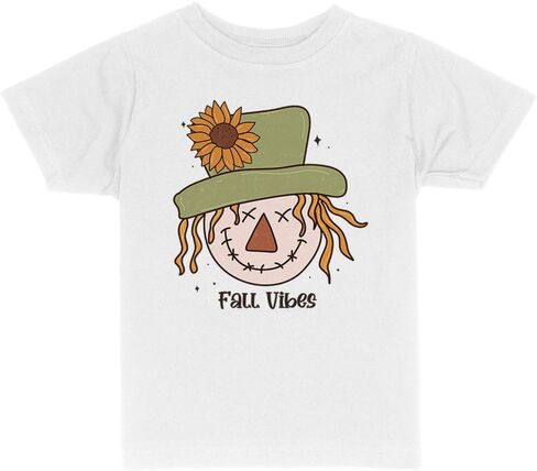 Scarecrow Fall Vibes Toddler Kids T-Shirt in Saudi Arabia