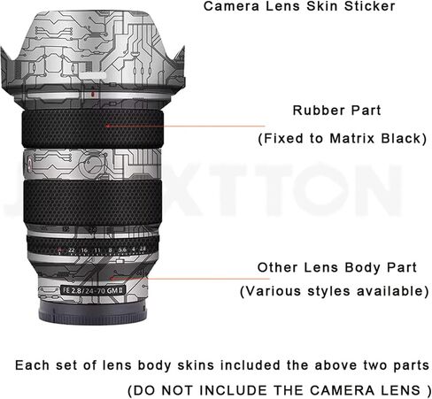 Skin Lens Camera Skin Wrap Vinly Protecticve Sticker for Sony FE 24-70mm F2.8 GM II Photography Accessories FE 2.8/24-70 GM II 2.8(Wave Gold) in Saudi Arabia