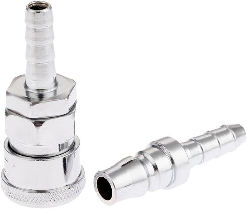 2Pcs Iron Pneumatic Fitting Air Line Hose Compressor Connector Quick Release Coupler Air Line Fittings for 8mm Hose SH20 PH20 in Saudi Arabia