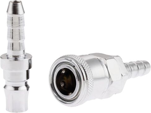 2Pcs Iron Pneumatic Fitting Air Line Hose Compressor Connector Quick Release Coupler Air Line Fittings for 8mm Hose SH20 PH20 in Saudi Arabia