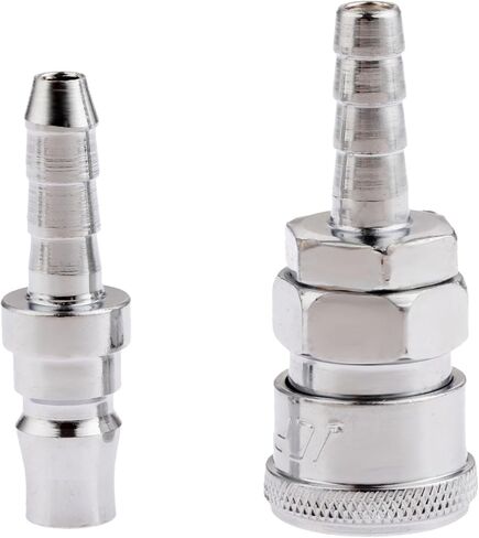 2Pcs Iron Pneumatic Fitting Air Line Hose Compressor Connector Quick Release Coupler Air Line Fittings for 8mm Hose SH20 PH20 in Saudi Arabia