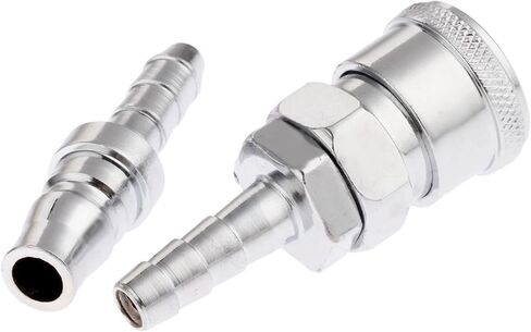 2Pcs Iron Pneumatic Fitting Air Line Hose Compressor Connector Quick Release Coupler Air Line Fittings for 8mm Hose SH20 PH20 in Saudi Arabia