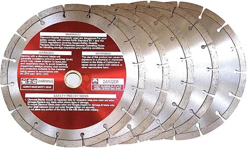 9'' Segmented Diamond Blade fits Milwaukee 2786-20 M18 Fuel 9" Cut-Off Saw (5 Pack) in Saudi Arabia