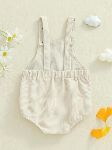 Baby Boy Girl First Birthday Outfit 1 Year Old Clothes One Sleeveless Shirt Bodysuit Overalls Jumpsuit Cute Outfits in Saudi Arabia