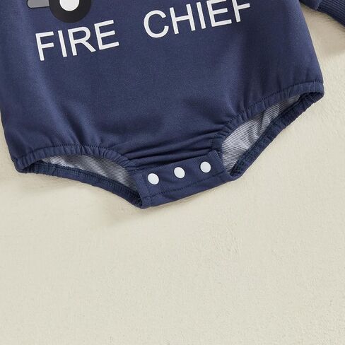 رومبير صغير للأطفال من Fire Chief للأطفال الرضع بأكمام طويلة، سويت شيرت فضفاض على شكل شاحنة إطفاء، ملابس لحديثي الولادة في الخريف والشتاء in Kuwait