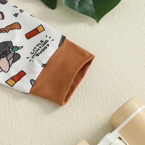 Baby Boy Fall Outfit Newborn Mallard Duck Deer Romper Long Sleeve Zip Up Onesie Bodysuit Overalls Camo Hunting Clothes in Saudi Arabia