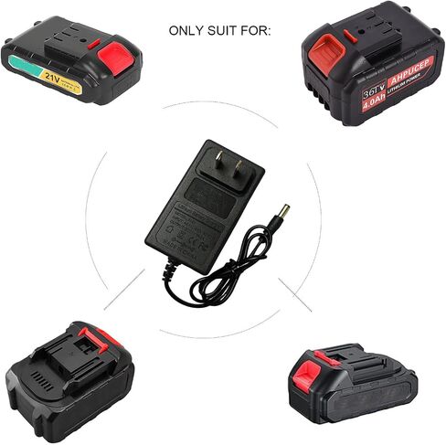 Lithium Battery Charger Replacement 21V 2A for AHPUCEP Weed Eater Mini Chainsaw Lawn Trimmer String Trimmer Cordless Weed Wacker Grass Trimmer in Saudi Arabia