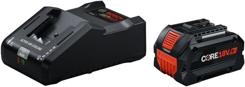 طقم تشغيل 18 فولت من BOSCH GXS18V-30N18 مع (1) بطارية عالية الطاقة CORE18V® 8 Ah و(1) شاحن توربيني للبطارية 18 فولت 16 أمبير in Saudi Arabia