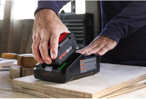 طقم تشغيل 18 فولت من BOSCH GXS18V-30N18 مع (1) بطارية عالية الطاقة CORE18V® 8 Ah و(1) شاحن توربيني للبطارية 18 فولت 16 أمبير in Saudi Arabia