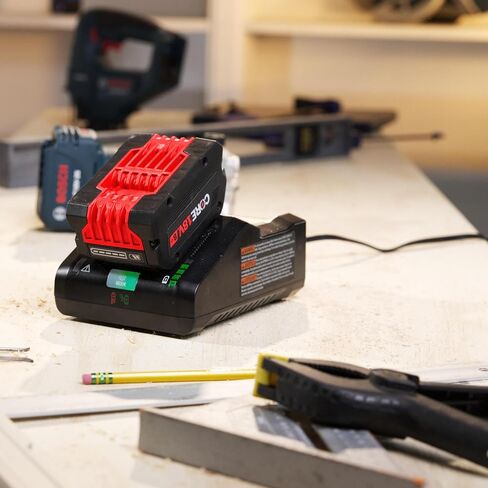 طقم تشغيل 18 فولت من BOSCH GXS18V-30N18 مع (1) بطارية عالية الطاقة CORE18V® 8 Ah و(1) شاحن توربيني للبطارية 18 فولت 16 أمبير in Saudi Arabia