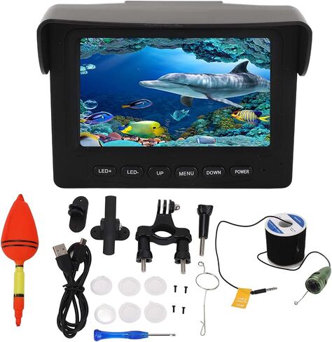 Underwater Visual Camera 4.3 Inch LCD HD Screen 165 Degree Wide Angle Digital Fishing Camera for Sea Fishing Boat Fishing Underwater Detection Seabed Exploration in Saudi Arabia