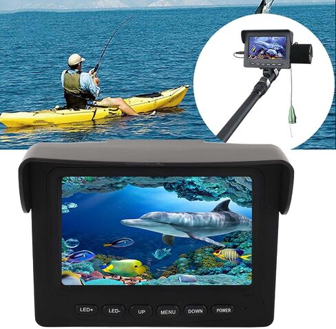 Underwater Visual Camera 4.3 Inch LCD HD Screen 165 Degree Wide Angle Digital Fishing Camera for Sea Fishing Boat Fishing Underwater Detection Seabed Exploration in Saudi Arabia